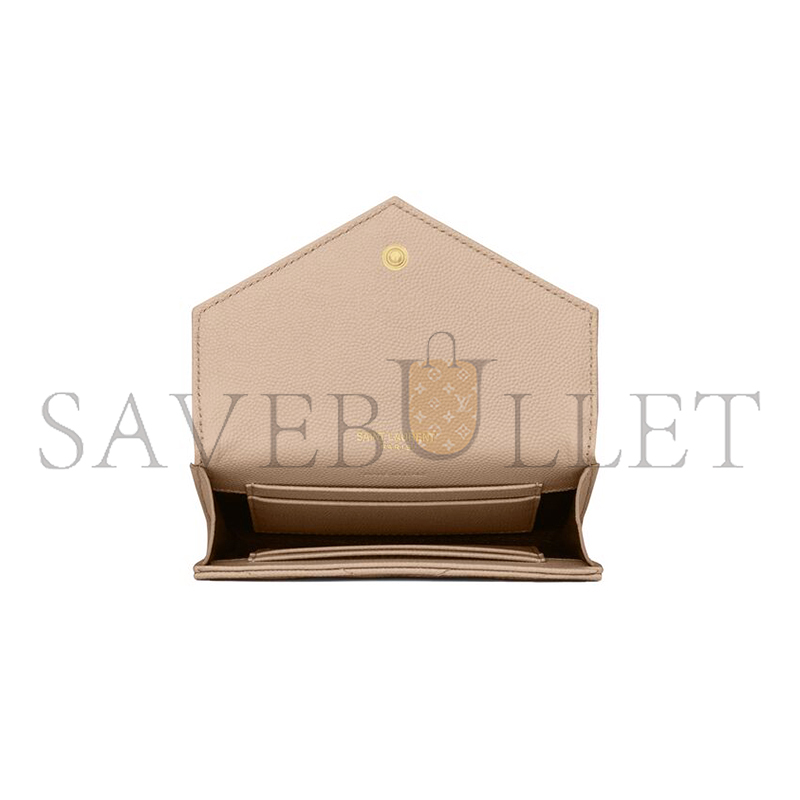 YSL CASSANDRE MATELASSÉ SMALL ENVELOPE WALLET IN GRAIN DE POUDRE LEATHER 414404BOW012721 (13.5*9.5*3cm) YSL CASSANDRE MATELASSÉ SMALL ENVELOPE WALLET IN GRAIN DE POUDRE LEATHER 414404BOW012721 (13.5*9.5*3cm)