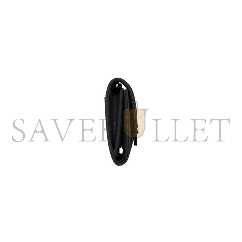 YSL CASSANDRE MATELASSÉ COMPACT TRI FOLD WALLET IN GRAIN DE POUDRE LEATHER 403943BOW011000 (12.5*10*2.5cm) YSL CASSANDRE MATELASSÉ COMPACT TRI FOLD WALLET IN GRAIN DE POUDRE LEATHER 403943BOW011000 (12.5*10*2.5cm)