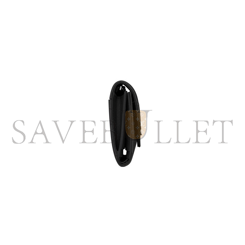YSL CASSANDRE MATELASSÉ COMPACT TRI FOLD WALLET IN GRAIN DE POUDRE LEATHER 403943BOW021000 (12.5*10*2.5cm)