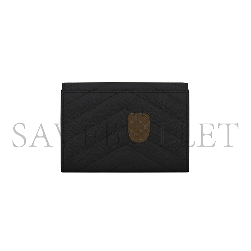 YSL CASSANDRE MATELASSÉ SMALL ENVELOPE WALLET IN GRAIN DE POUDRE LEATHER 414404BOW021000 (13.5*9.5*3cm) YSL CASSANDRE MATELASSÉ SMALL ENVELOPE WALLET IN GRAIN DE POUDRE LEATHER 414404BOW021000 (13.5*9.5*3cm)