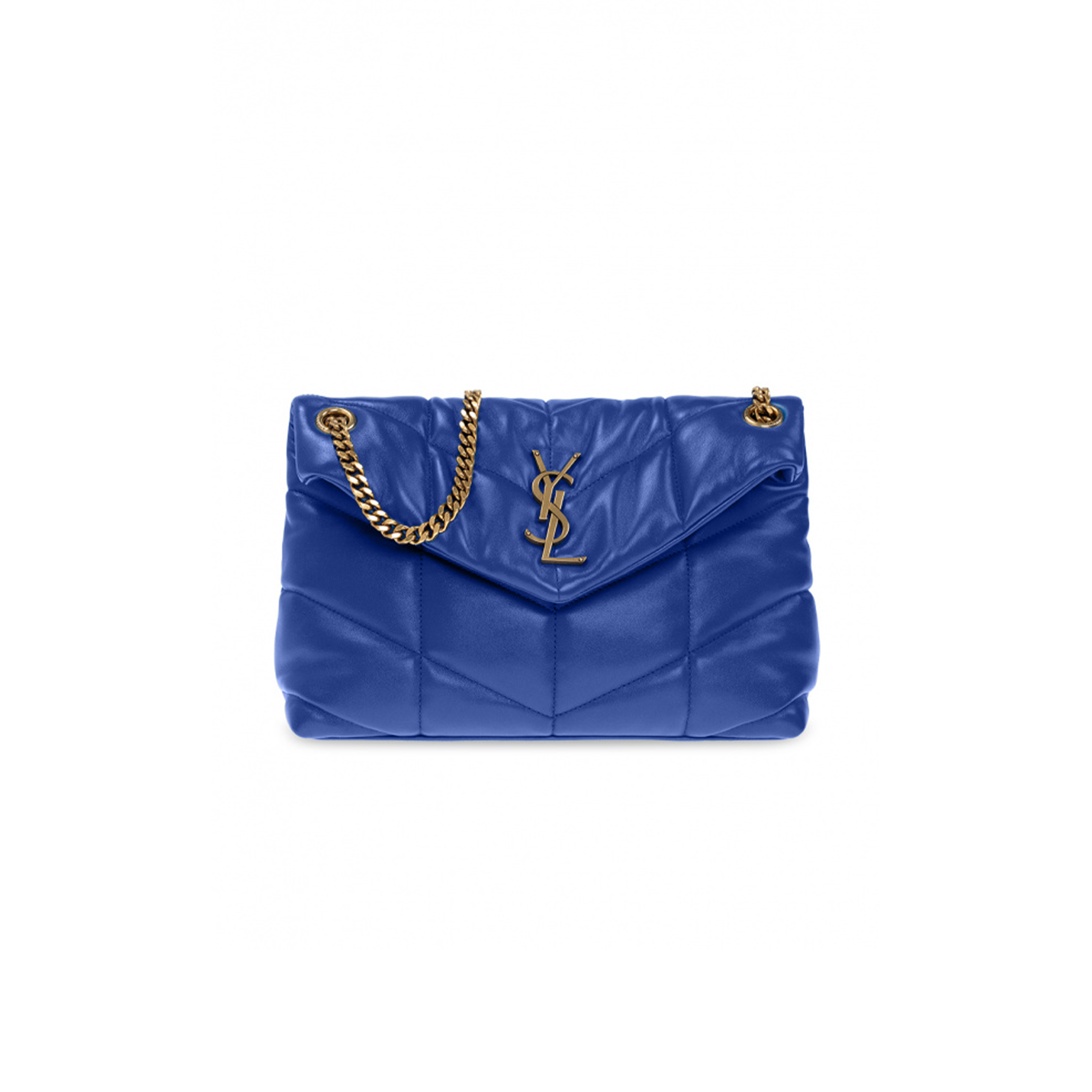YSL PUFFER SMALL CHAIN BAG IN QUILTED LAMBSKIN 5774761EL074331 (29*17*11cm)