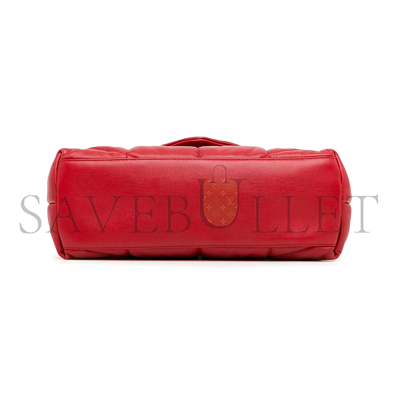 YSL PUFFER MEDIUM CHAIN BAG IN QUILTED LAMBSKIN 5774751EL006805 (35*23*13.5cm)