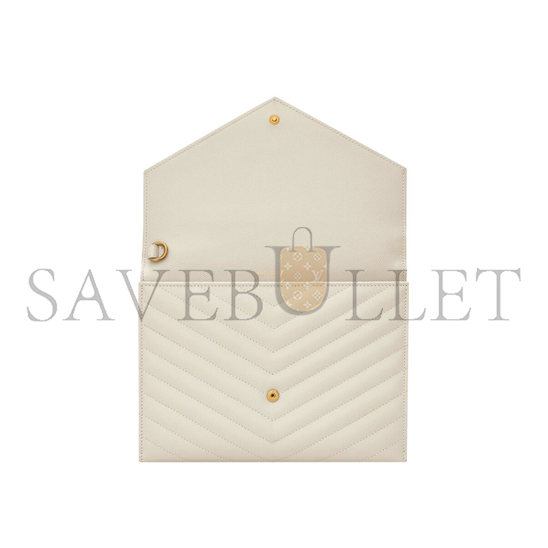 YSL CASSANDRE MATELASSÉ FLAP POUCH IN GRAIN DE POUDRE LEATHER 617662BOW019207 (21*16*3cm) YSL CASSANDRE MATELASSÉ FLAP POUCH IN GRAIN DE POUDRE LEATHER 617662BOW019207 (21*16*3cm)