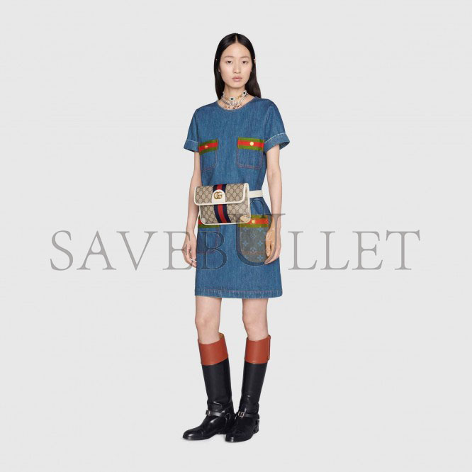 GUCCI OPHIDIA BELT BAG 674081 (22*17*3.5cm) GUCCI OPHIDIA BELT BAG 674081 (22*17*3.5cm)