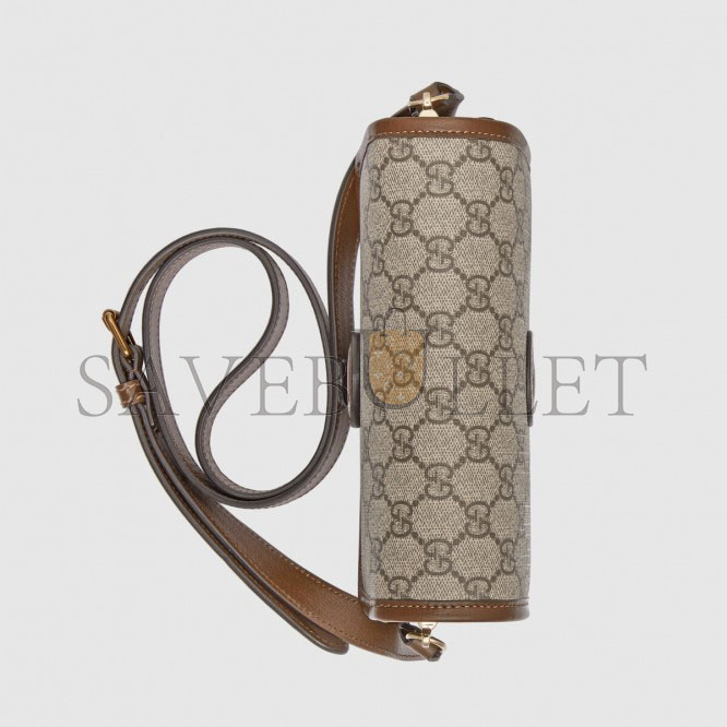 GUCCI MINI SHOULDER BAG WITH INTERLOCKING&G 671620 (20*16*7cm) GUCCI MINI SHOULDER BAG WITH INTERLOCKING&G 671620 (20*16*7cm)