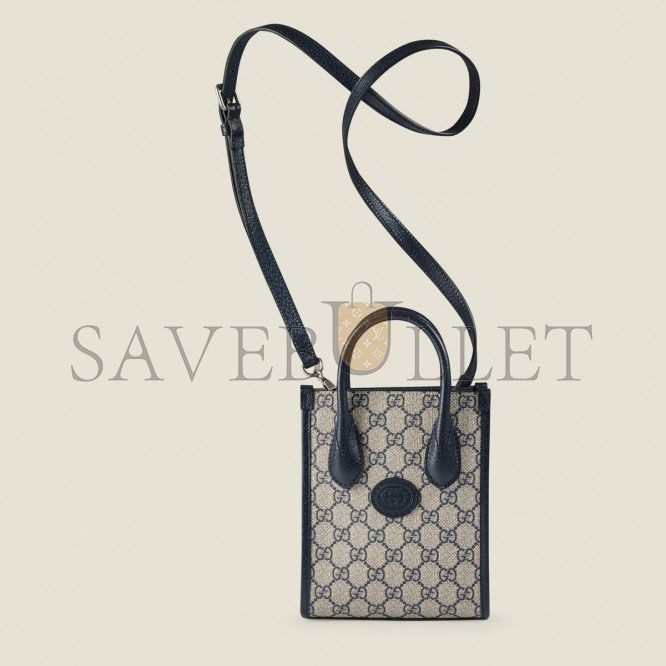 GUCCI MINI TOTE BAG WITH INTERLOCKING&G 671623 K (20*16*7cm) GUCCI MINI TOTE BAG WITH INTERLOCKING&G 671623 K (20*16*7cm)