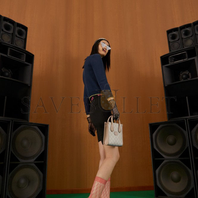 GUCCI MINI TOTE BAG WITH INTERLOCKING&G 671623 (20*16*7cm) GUCCI MINI TOTE BAG WITH INTERLOCKING&G 671623 (20*16*7cm)