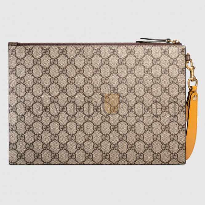 GUCCI NEO VINTAGE GG SUPREME POUCH 473956 (30*20cm) GUCCI NEO VINTAGE GG SUPREME POUCH 473956 (30*20cm)