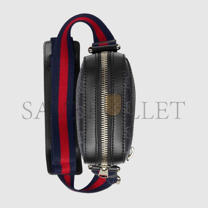 GUCCI GG BLACK MESSENGER 682357 (7*5.7*2.4cm) GUCCI GG BLACK MESSENGER 682357 (7*5.7*2.4cm)