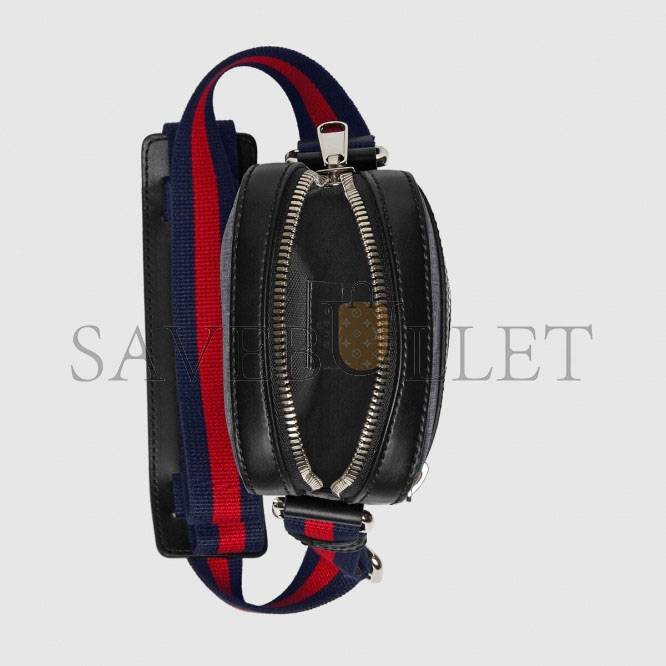 GUCCI GG BLACK MESSENGER 682357 (7*5.7*2.4cm) GUCCI GG BLACK MESSENGER 682357 (7*5.7*2.4cm)