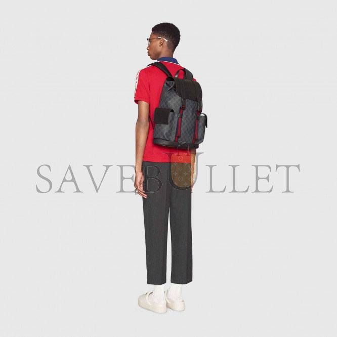 GUCCI GG BLACK BACKPACK 495563 (42*34*16cm) GUCCI GG BLACK BACKPACK 495563 (42*34*16cm)