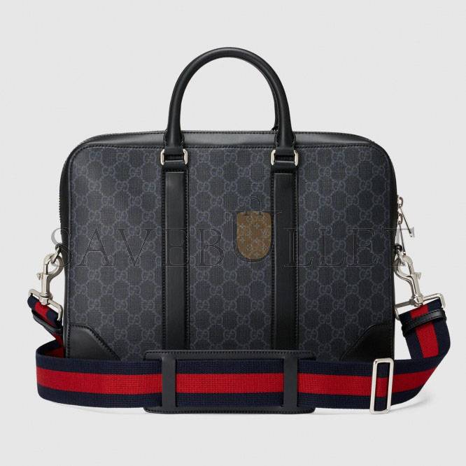 GUCCI GG BLACK BRIEFCASE 474135 (36*28*7cm) GUCCI GG BLACK BRIEFCASE 474135 (36*28*7cm)