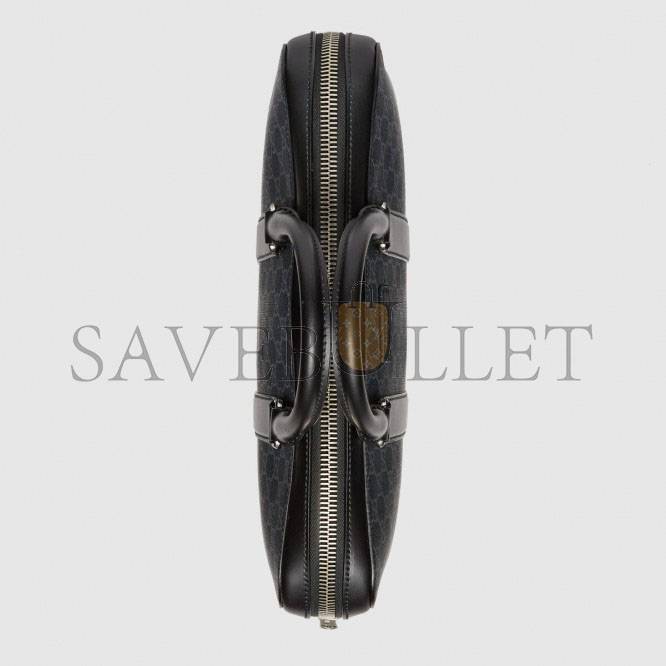 GUCCI GG BLACK BRIEFCASE 474135 (36*28*7cm) GUCCI GG BLACK BRIEFCASE 474135 (36*28*7cm)