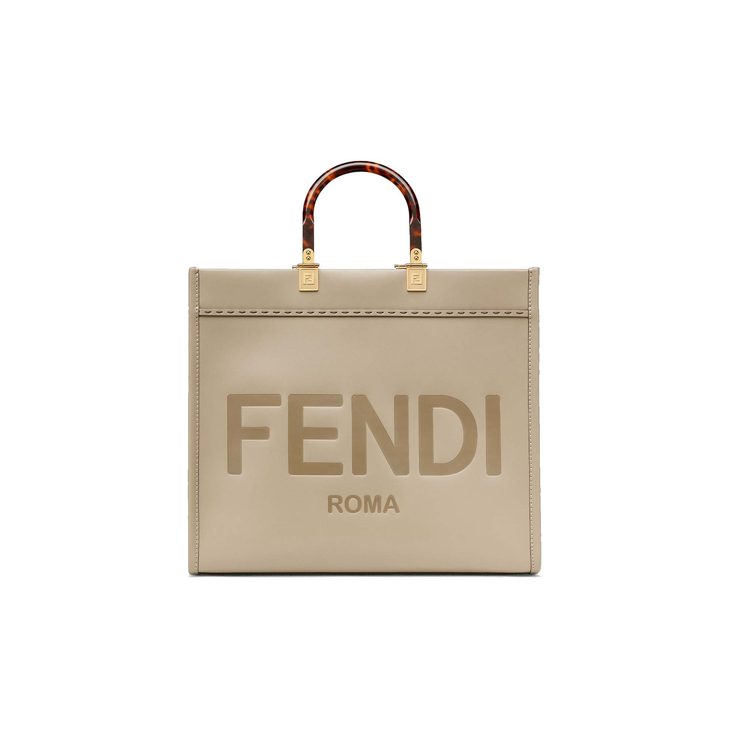 FENDI SUNSHINE MEDIUM - DOVE GRAY LEATHER SHOPPER 8BH386ABVLF0E65 (35*31*17cm) FENDI SUNSHINE MEDIUM - DOVE GRAY LEATHER SHOPPER 8BH386ABVLF0E65 (35*31*17cm)