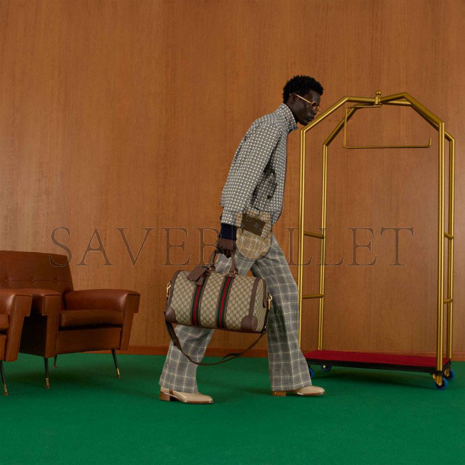 GUCCI GG MEDIUM CARRY-ON DUFFLE 547953 (44*27*24cm) GUCCI GG MEDIUM CARRY-ON DUFFLE 547953 (44*27*24cm)