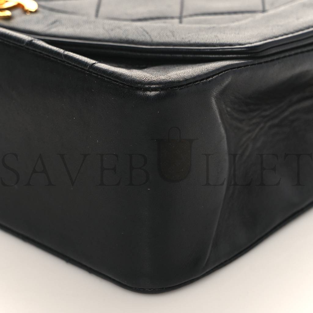 CHANEL LAMBSKIN QUILTED SMALL SINGLE FLAP BLACK GOLD HARDWARE (23*15*5cm) CHANEL LAMBSKIN QUILTED SMALL SINGLE FLAP BLACK GOLD HARDWARE (23*15*5cm)