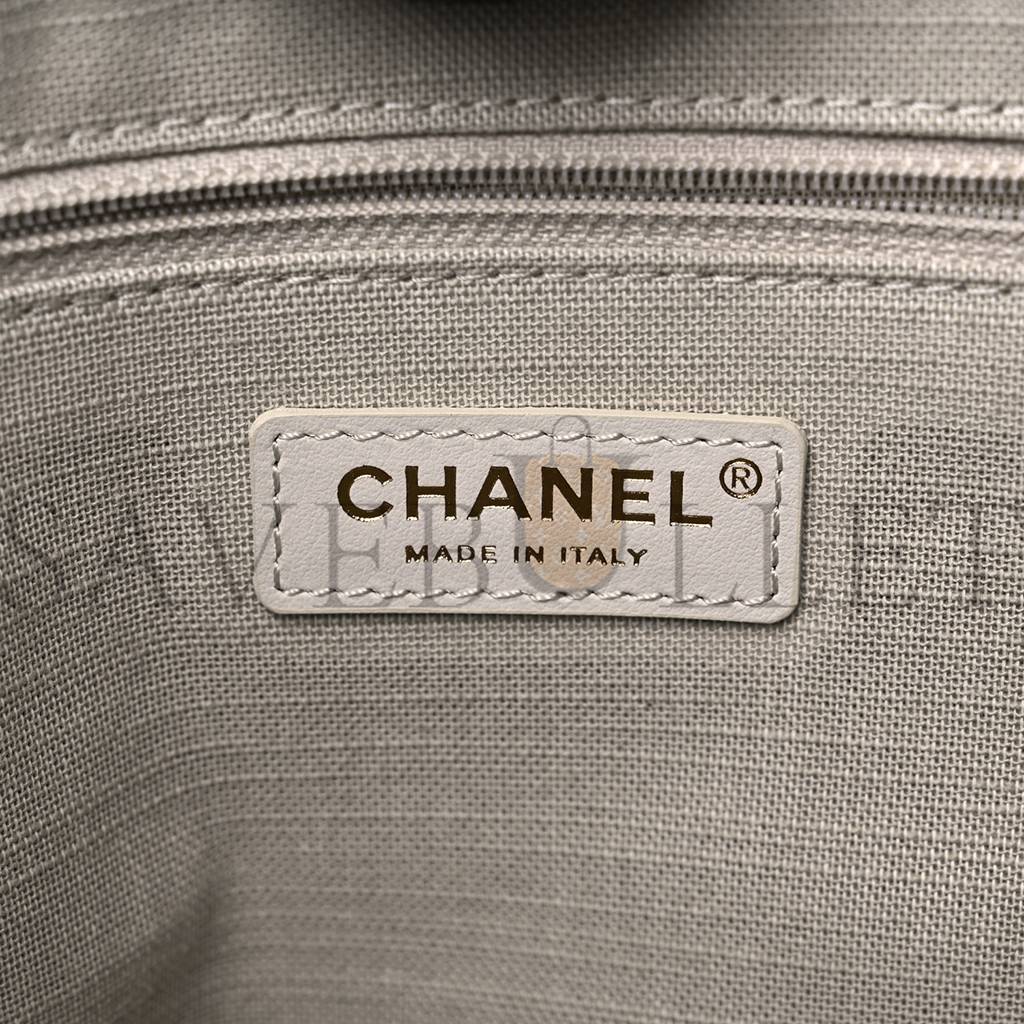 CHANEL MIXED FIBERS SMALL DEAUVILLE TOTE BLACK (34*29*15cm) CHANEL MIXED FIBERS SMALL DEAUVILLE TOTE BLACK (34*29*15cm)