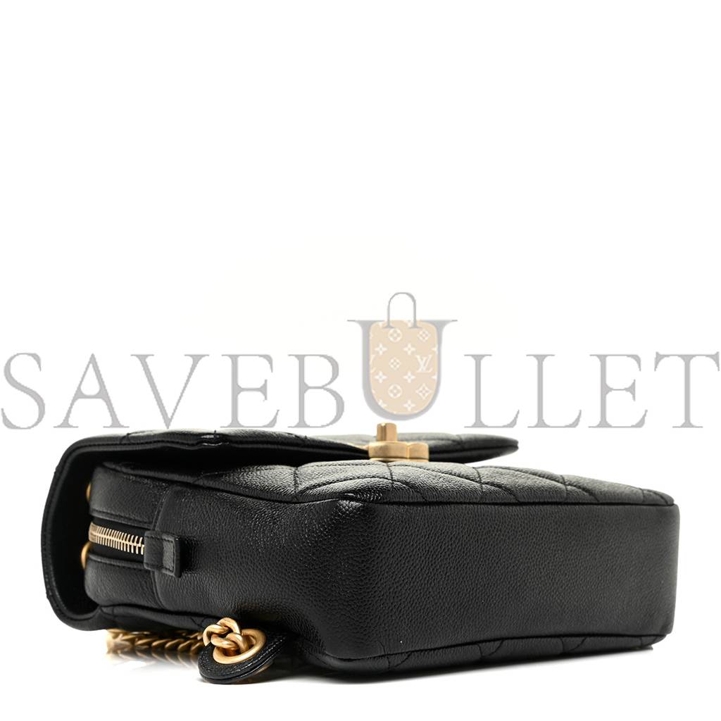 CHANEL CAVIAR QUILTED MULTI CHAIN BACKPACK BLACK (18*18*6cm) CHANEL CAVIAR QUILTED MULTI CHAIN BACKPACK BLACK (18*18*6cm)