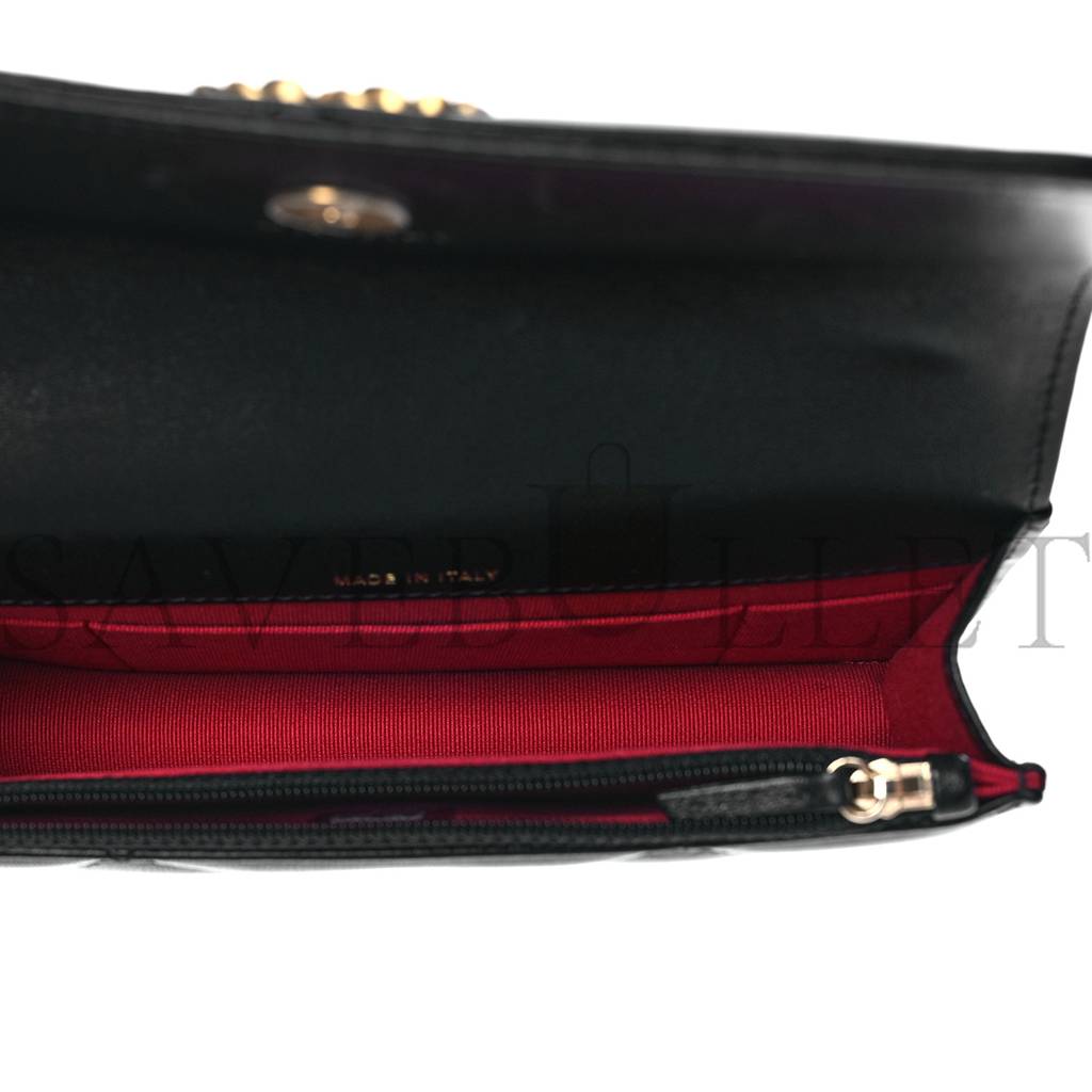 CHANEL LAMBSKIN QUILTED CHANEL 19 FLAP PHONE HOLDER WITH CHAIN BLACK GOLD HARDWARE (17*10*4cm) CHANEL LAMBSKIN QUILTED CHANEL 19 FLAP PHONE HOLDER WITH CHAIN BLACK GOLD HARDWARE (17*10*4cm)