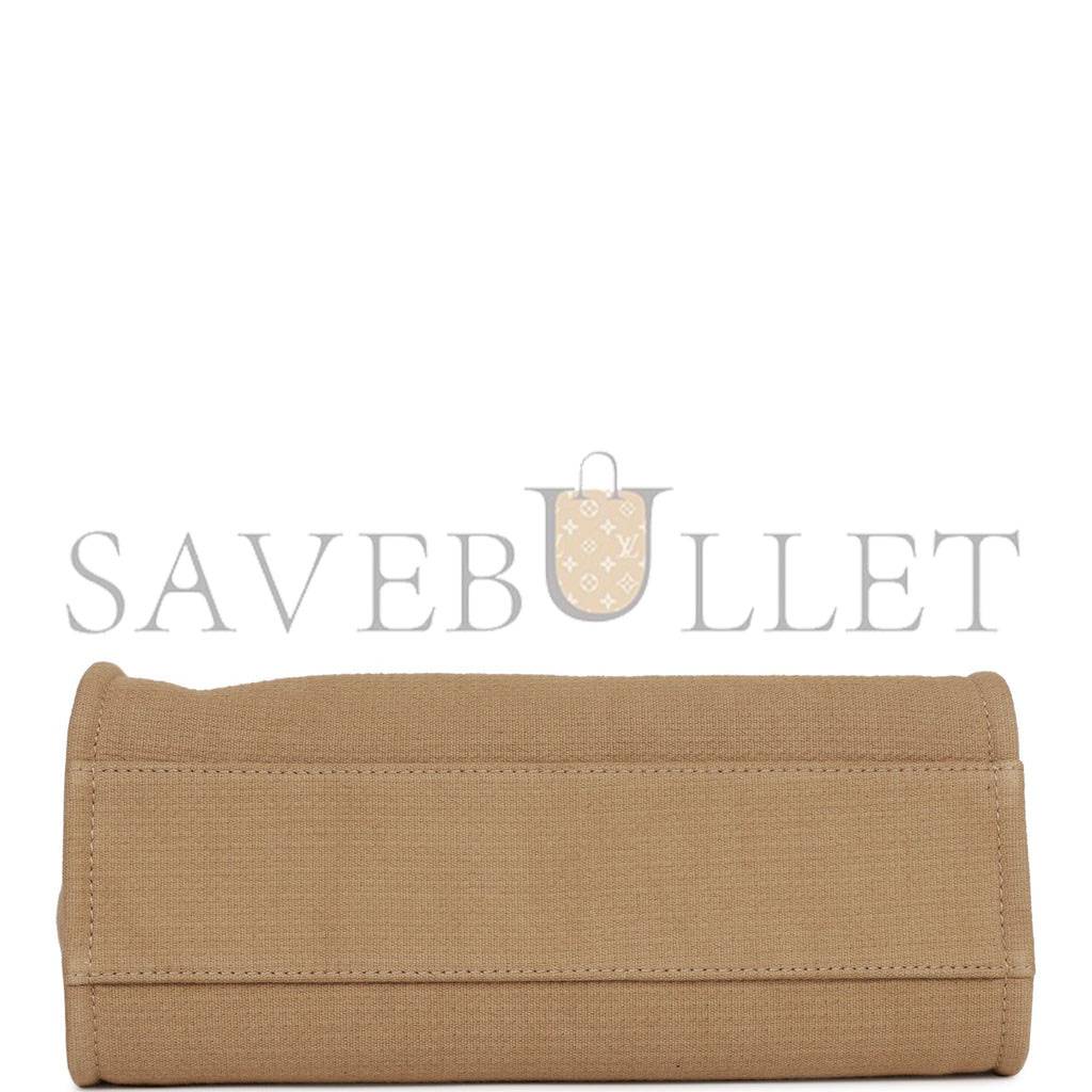 CHANEL SMALL DEAUVILLE SHOPPING BAG BEIGE BOUCLE LIGHT GOLD HARDWARE (34*27*15cm) CHANEL SMALL DEAUVILLE SHOPPING BAG BEIGE BOUCLE LIGHT GOLD HARDWARE (34*27*15cm)