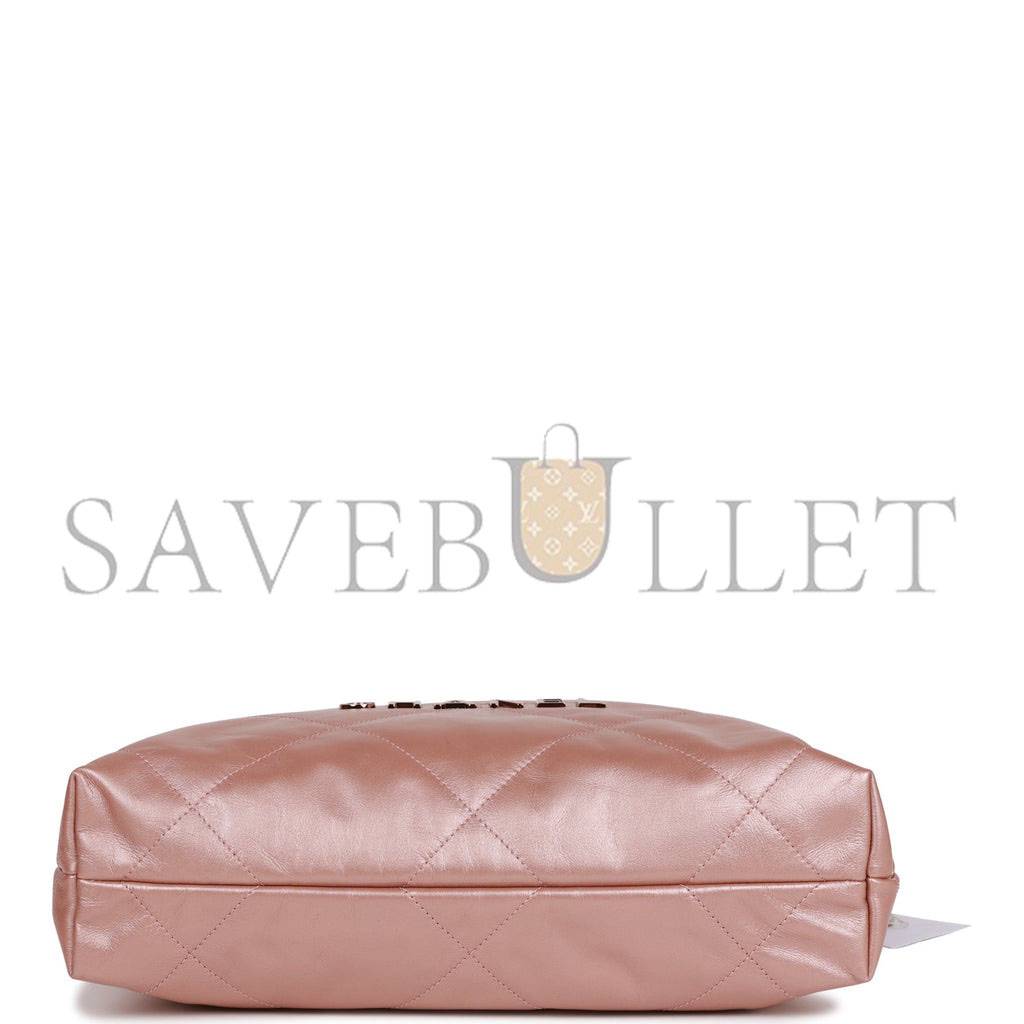 CHANEL SMALL 22 BAG COPPER CALFSKIN ROSE GOLD HARDWARE (37*35*7cm) CHANEL SMALL 22 BAG COPPER CALFSKIN ROSE GOLD HARDWARE (37*35*7cm)
