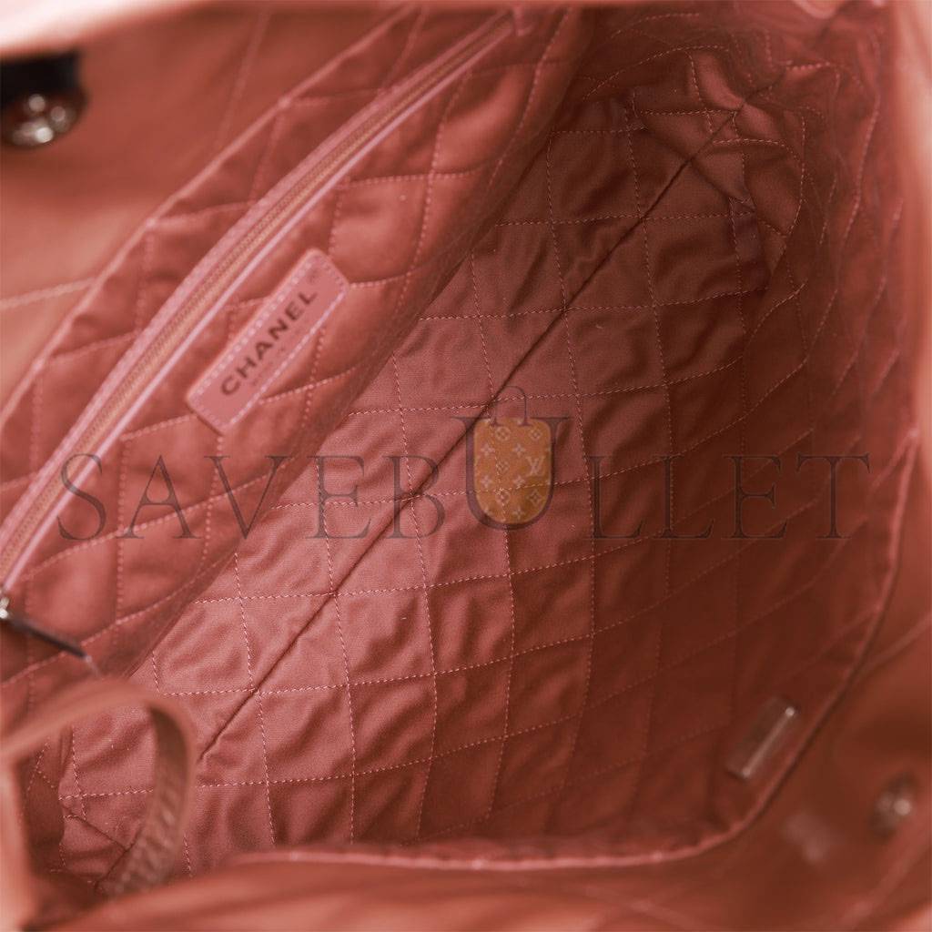 CHANEL SMALL 22 BAG COPPER CALFSKIN ROSE GOLD HARDWARE (37*35*7cm) CHANEL SMALL 22 BAG COPPER CALFSKIN ROSE GOLD HARDWARE (37*35*7cm)