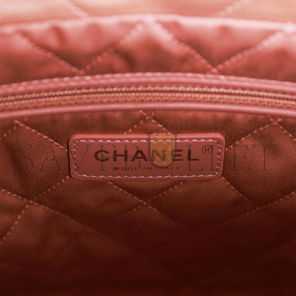 CHANEL SMALL 22 BAG COPPER CALFSKIN ROSE GOLD HARDWARE (37*35*7cm) CHANEL SMALL 22 BAG COPPER CALFSKIN ROSE GOLD HARDWARE (37*35*7cm)
