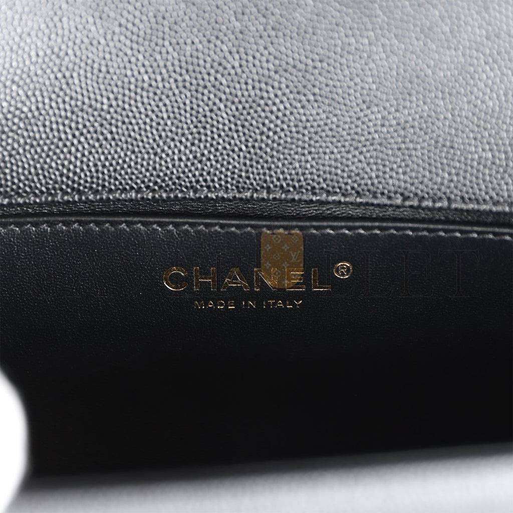 CHANEL MEDIUM BOY BAG BLACK CAVIAR ANTIQUE GOLD HARDWARE (25*15*9cm) CHANEL MEDIUM BOY BAG BLACK CAVIAR ANTIQUE GOLD HARDWARE (25*15*9cm)