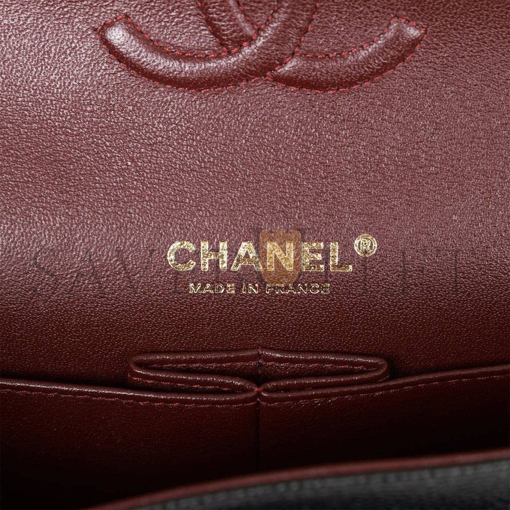 CHANEL SMALL CLASSIC DOUBLE FLAP BAG BLACK CAVIAR GOLD HARDWARE (23*15*6cm) CHANEL SMALL CLASSIC DOUBLE FLAP BAG BLACK CAVIAR GOLD HARDWARE (23*15*6cm)