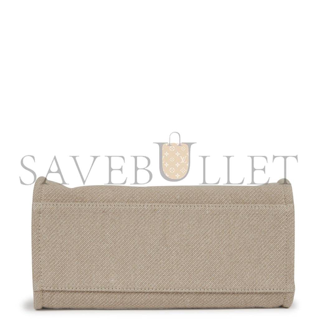 CHANEL SMALL DEAUVILLE SHOPPING BAG BLUE AND BEIGE BOUCLE LIGHT GOLD HARDWARE (34*27*15cm) CHANEL SMALL DEAUVILLE SHOPPING BAG BLUE AND BEIGE BOUCLE LIGHT GOLD HARDWARE (34*27*15cm)