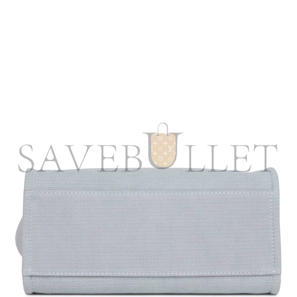 CHANEL SMALL DEAUVILLE SHOPPING BAG BLUE BOUCLE SILVER HARDWARE (34*27*15cm) CHANEL SMALL DEAUVILLE SHOPPING BAG BLUE BOUCLE SILVER HARDWARE (34*27*15cm)