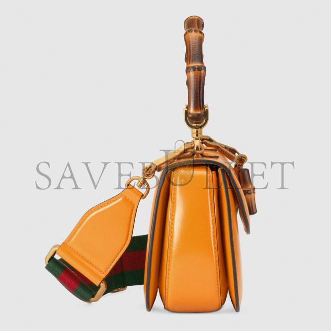 GUCCI BAMBOO 1947 SMALL TOP HANDLE BAG 675797 (21*15*7cm) GUCCI BAMBOO 1947 SMALL TOP HANDLE BAG 675797 (21*15*7cm)