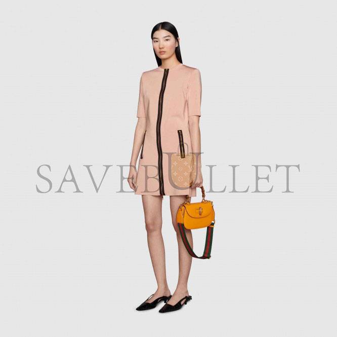 GUCCI BAMBOO 1947 SMALL TOP HANDLE BAG 675797 (21*15*7cm) GUCCI BAMBOO 1947 SMALL TOP HANDLE BAG 675797 (21*15*7cm)
