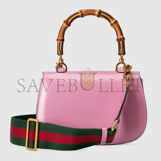 GUCCI BAMBOO 1947 SMALL TOP HANDLE BAG 675797 (21*15*7cm) GUCCI BAMBOO 1947 SMALL TOP HANDLE BAG 675797 (21*15*7cm)