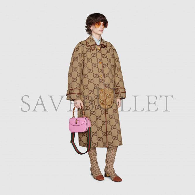 GUCCI BAMBOO 1947 SMALL TOP HANDLE BAG 675797 (21*15*7cm) GUCCI BAMBOO 1947 SMALL TOP HANDLE BAG 675797 (21*15*7cm)