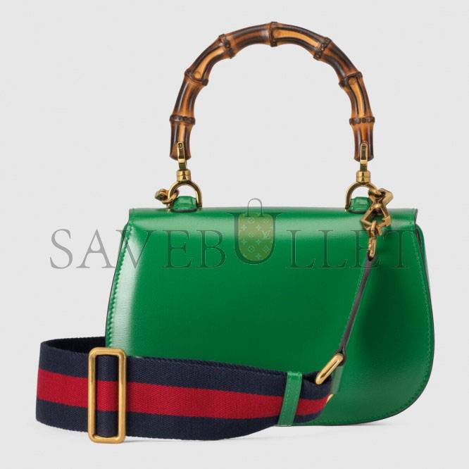 GUCCI BAMBOO 1947 SMALL TOP HANDLE BAG 675797 (21*15*7cm) GUCCI BAMBOO 1947 SMALL TOP HANDLE BAG 675797 (21*15*7cm)