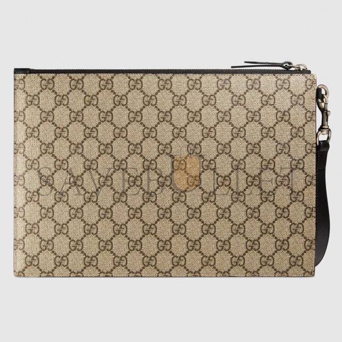 GUCCI BESTIARY POUCH WITH BEE 473904 (30*20*1.5cm) GUCCI BESTIARY POUCH WITH BEE 473904 (30*20*1.5cm)