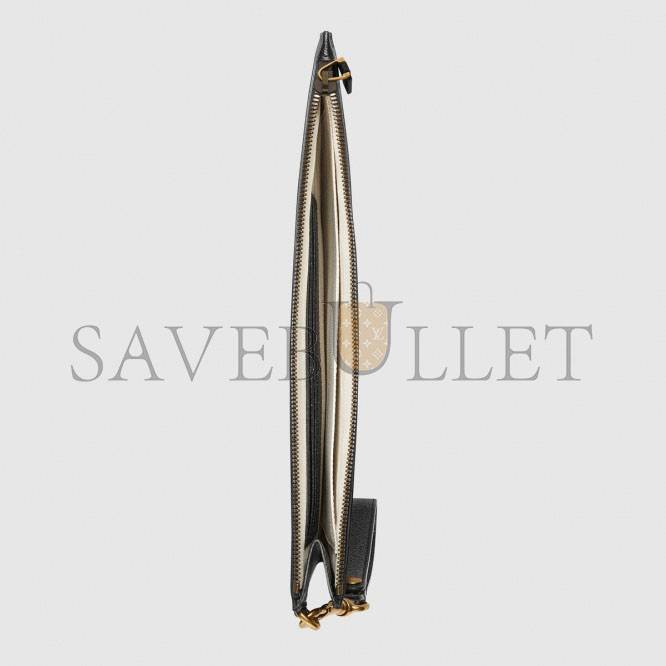 GUCCI GG MARMONT LEATHER POUCH 475317 (30*20*1.5cm) GUCCI GG MARMONT LEATHER POUCH 475317 (30*20*1.5cm)