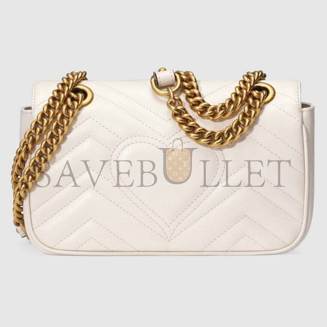 GUCCI GG MARMONT MATELASSÉ MINI BAG 446744 (23*14*6cm) GUCCI GG MARMONT MATELASSÉ MINI BAG 446744 (23*14*6cm)