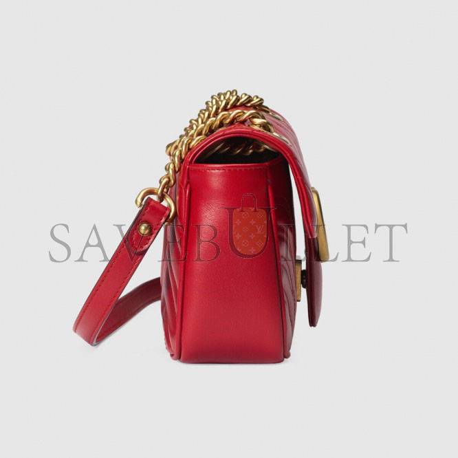 GUCCI GG MARMONT MATELASSÉ MINI BAG 446744 (23*14*6cm) GUCCI GG MARMONT MATELASSÉ MINI BAG 446744 (23*14*6cm)