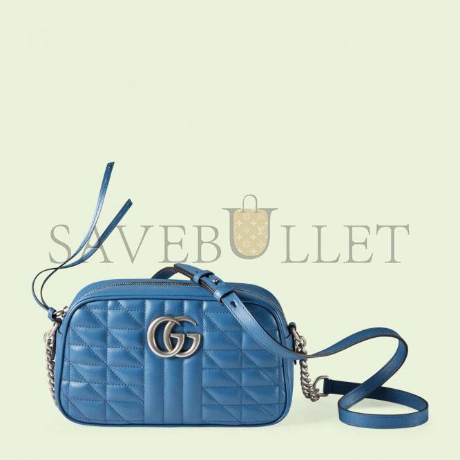 GUCCI GG MARMONT MATELASSÉ SHOULDER BAG 447632 UM8BF 4340 (24cm*13cm*7cm) GUCCI GG MARMONT MATELASSÉ SHOULDER BAG 447632 UM8BF 4340 (24cm*13cm*7cm)