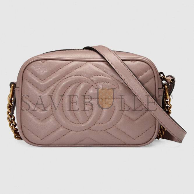 GUCCI GG MARMONT MATELASSÉ MINI BAG 448065 (18*12*6cm) GUCCI GG MARMONT MATELASSÉ MINI BAG 448065 (18*12*6cm)