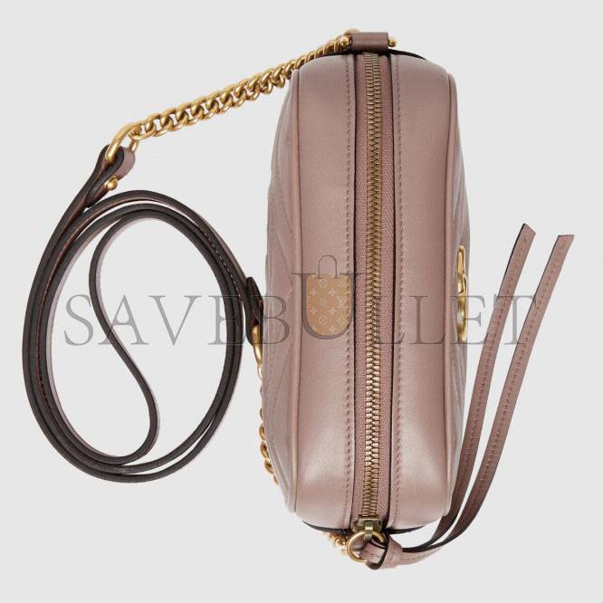 GUCCI GG MARMONT MATELASSÉ MINI BAG 448065 (18*12*6cm) GUCCI GG MARMONT MATELASSÉ MINI BAG 448065 (18*12*6cm)