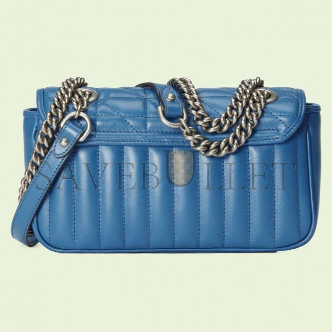 GUCCI GG MARMONT MATELASSÉ MINI BAG 446744 (23*14*6cm) GUCCI GG MARMONT MATELASSÉ MINI BAG 446744 (23*14*6cm)