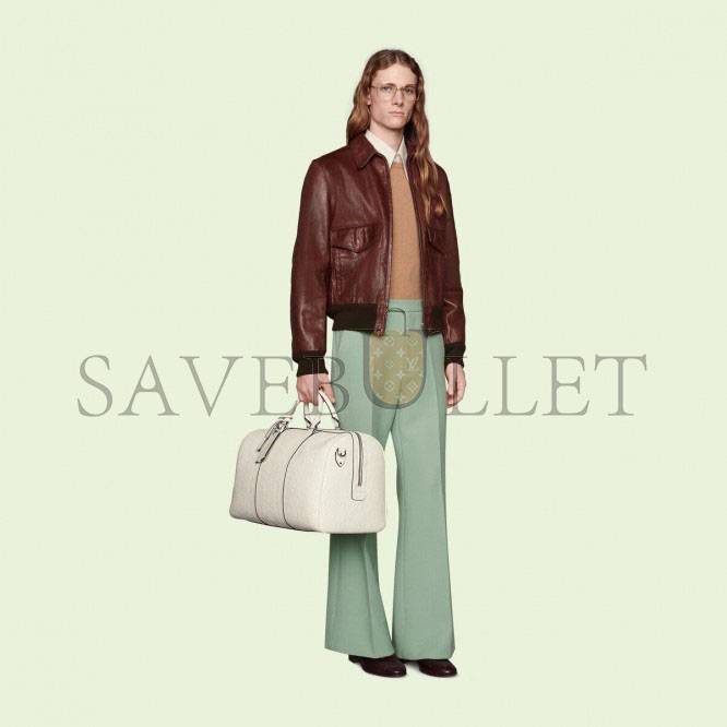 GUCCI GG EMBOSSED DUFFLE BAG 625768 (44.5*28*24.5cm) GUCCI GG EMBOSSED DUFFLE BAG 625768 (44.5*28*24.5cm)
