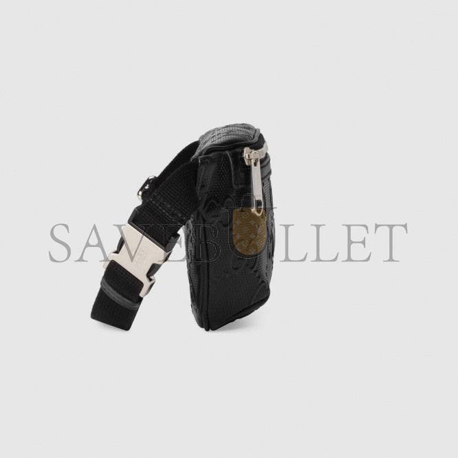 GUCCI GG EMBOSSED BELT BAG 658582 (23*13*5cm) GUCCI GG EMBOSSED BELT BAG 658582 (23*13*5cm)