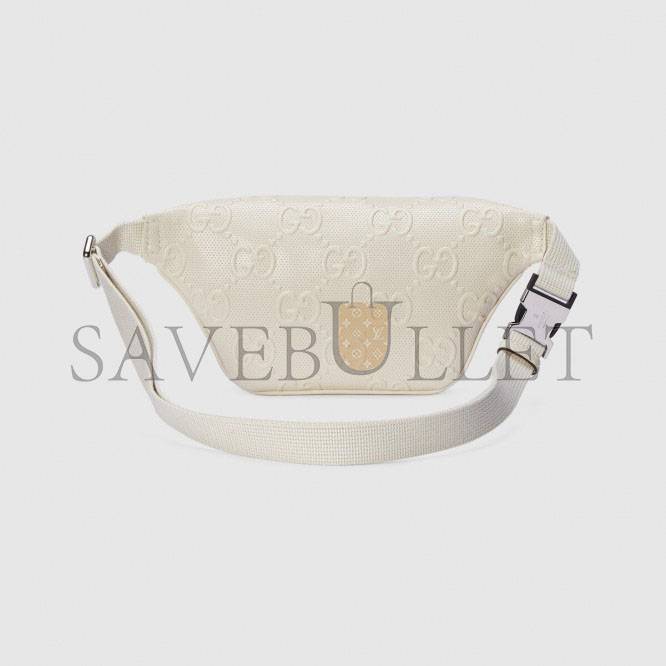 GUCCI GG EMBOSSED BELT BAG 658582 (23*13*5cm) GUCCI GG EMBOSSED BELT BAG 658582 (23*13*5cm)