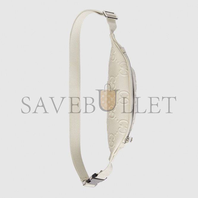 GUCCI GG EMBOSSED BELT BAG 658582 (23*13*5cm) GUCCI GG EMBOSSED BELT BAG 658582 (23*13*5cm)