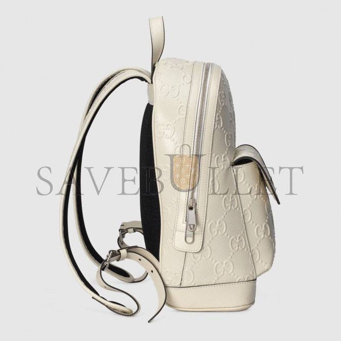GUCCI GG EMBOSSED BACKPACK 658579 (37*27*13cm) GUCCI GG EMBOSSED BACKPACK 658579 (37*27*13cm)