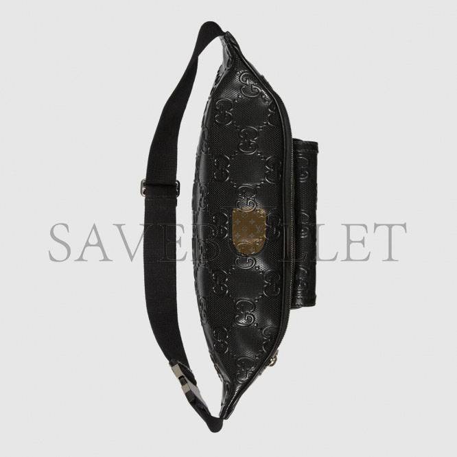 GUCCI GG EMBOSSED BELT BAG 645093 (28*18*8cm) GUCCI GG EMBOSSED BELT BAG 645093 (28*18*8cm)